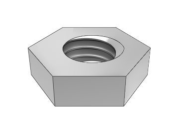DIN439-1 Hexagon thin nuts without chamfer