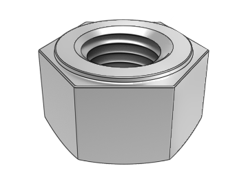 ASME B18.2.2.10 heavy duty nut with pad Heavy hex nut with washer face
