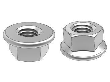 DIN6923 Hexagon Flange Nuts Without Tooth