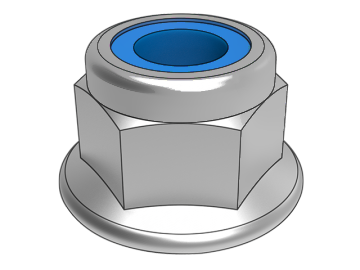 GB6183.1 Lenny Hexagon flange lock nuts with non-metallic inserts
