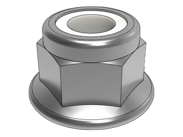 DIN6926 Bainey Hexagon flange lock nuts with non-metallic inserts