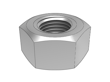 GB6176A Type 2 Hexagon Nut with Fine Thread