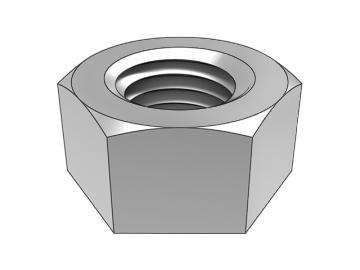 JIS B 1220 hexagon nuts (single-side chamfer)
