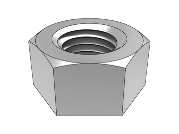 JIS B 1220 hexagon nuts (single-side chamfer)