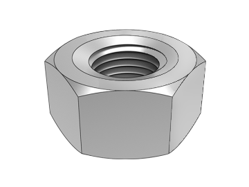 GB6171A type 1 hexagon nut with fine pitch