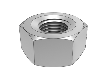 GB6171A type 1 hexagon nut with fine pitch
