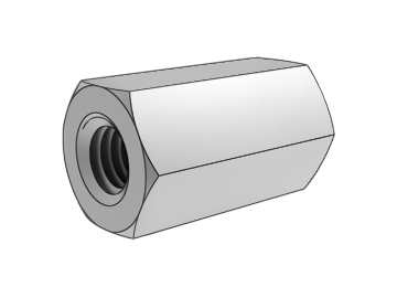 DIN6334 lengthened hexagon nut