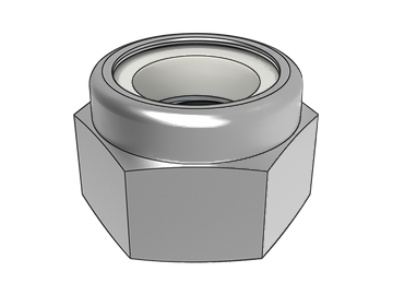 GB889.1 Bernie Type 1 Hexagon Lock Nuts with Non-metallic Inserts