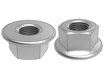 JIS B 1190.2 Hexagon flange nuts with fine pitch