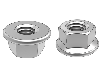 DIN6923 Hexagon Flange Nuts Without Tooth