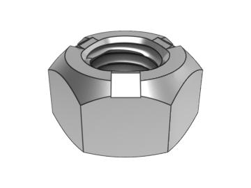 GB6185.1-B Type 2 All Metal Hexagon Lock Nuts (Three-point Press)