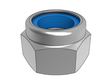GB889.2 Lenny Type 1 non-metallic insert hexagon lock nut with fine pitch
