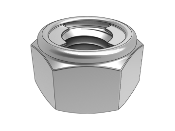GB6185.1-A Type 2 full gold hexagonal lock nuts (locking type)