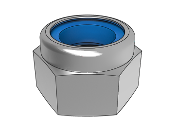 GB889.1 Lenny Type 1 non-metallic buckle insert hexagon lock nut
