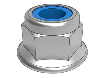 GB6183.1 Lenny Hexagon flange lock nuts with non-metallic inserts
