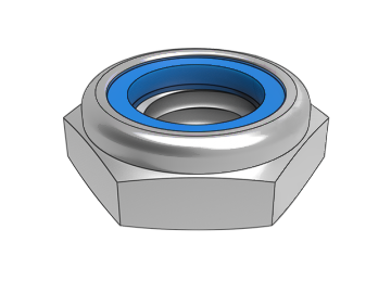 GB6172.2 Hexagon thin lock nuts with non-metallic inserts