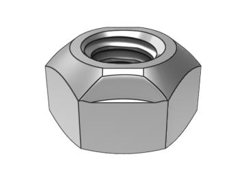 DIN980 V flattened all-metal torque type hexagonal lock nut