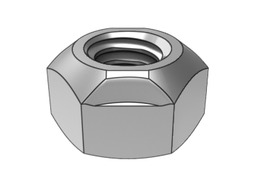 DIN980 V flattened all-metal torque type hexagonal lock nut