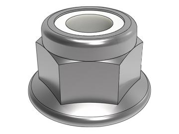 DIN6926 Bainey Hexagon flange lock nuts with non-metallic inserts