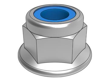 DIN6926 Lenny Hexagon flange lock nuts with non-metallic inserts