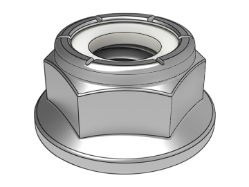 ASME B18.16.6.9 Baini non-metallic insert hexagonal flange lock nuts