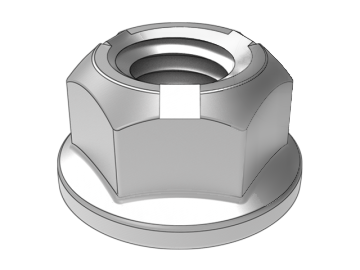 ASME B18.16.6.11 (three-point pressure) all-metal hexagonal flange lock nuts (three-point pressure)