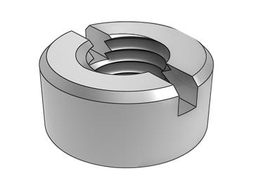 GB817A slotted round nut