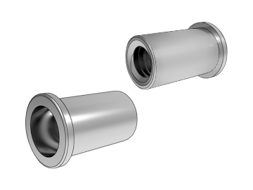 GB17880.1 flat head rivet nuts
