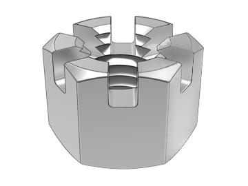 GB61791 type hexagon slotted nut