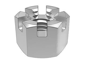 GB61791 type hexagon slotted nut