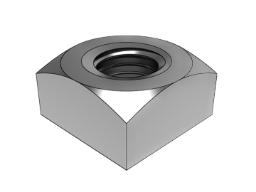 GB39 single chamfered square nut