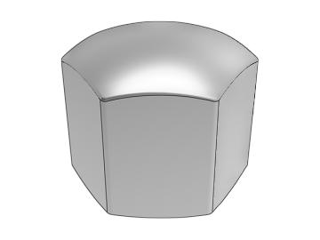 DIN917 hex nut with cap