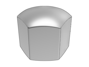 DIN917 hex nut with cap
