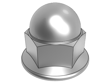 GB802.3 Hexagon flange face cap nuts