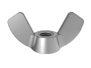 DIN314 worm shape nut square wing